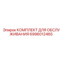 6996012465 КОМПЛЕКТ ДЛЯ ОБСЛУЖИВАНИЯ Epiroc