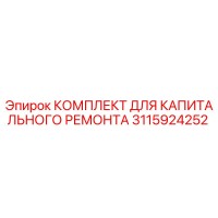 3115924252 КОМПЛЕКТ ДЛЯ КАПИТАЛЬНОГО РЕМОНТА Epiroc