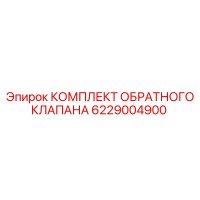 6229004900 КОМПЛЕКТ ОБРАТНОГО КЛАПАНА Epiroc