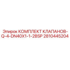 Комплект клапанов Q-4-DN40X1-1-2BSP 2810445204 Epiroc