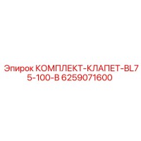 6259071600 КОМПЛЕКТ-КЛАПЕТ-BL75-100-B (Epiroc)