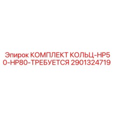 2901324719 КОМПЛЕКТ КОЛЬЦ-HP50-HP80-ТРЕБУЕТСЯ Epiroc
