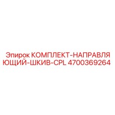 4700369264 КОМПЛЕКТ-НАПРАВЛЯЮЩИЙ-ШКИВ-CPL Epiroc