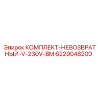 6229048200 КОМПЛЕКТ ОБРАТНОГО КЛАПАНА V-230V-BM Epiroc