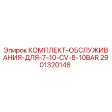 Оригинальный комплект ТО Epiroc 2901320148 для техники 7-10 CV