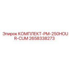 Оригинальный комплект PM-250HOUR-CUM Epiroc арт.2658338273