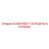 57070559 КОМПЛЕКТ-ПОРШЕНЬ Epiroc