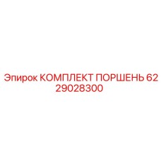 6229028300 КОМПЛЕКТ ПОРШЕНЬ Epiroc