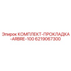 6219067300 КОМПЛЕКТ ПРОКЛАДОК ВАЛА 100MM Epiroc
