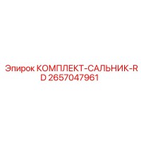 2657047961 КОМПЛЕКТ-САЛЬНИК-RD Epiroc