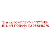 2658487793 КОМПЛЕКТ-УПЛОТНЕНИЕ-ЦИЛ-ПОДАЧА-R2 Epiroc