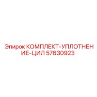 57630923 КОМПЛЕКТ-УПЛОТНЕНИЕ-ЦИЛ Epiroc