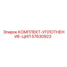 57630923 КОМПЛЕКТ-УПЛОТНЕНИЕ-ЦИЛ Epiroc