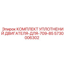 5730006302 КОМПЛЕКТ УПЛОТНЕНИЙ ДВИГАТЕЛЯ-ДЛЯ-709-85 Epiroc