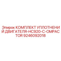 9246092018 КОМПЛЕКТ УПЛОТНЕНИЙ ДВИГАТЕЛЯ-HC920-C-OMPACTOR Epiroc