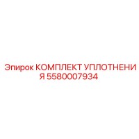 5580007934 КОМПЛЕКТ УПЛОТНЕНИЯ Epiroc