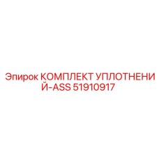 Комплект уплотнений ASS 51910917 Epiroc