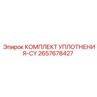 2657678427 КОМПЛЕКТ УПЛОТНЕНИЯ-CY Epiroc