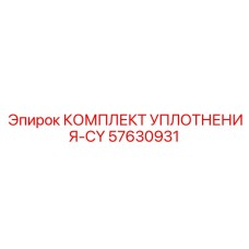 57630931 КОМПЛЕКТ УПЛОТНЕНИЯ-CY Epiroc