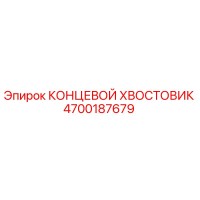 4700187679 КОНЦЕВОЙ ХВОСТОВИК Epiroc