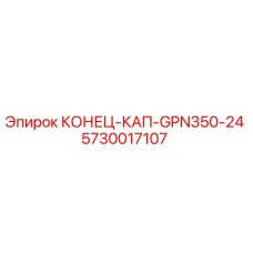 5730017107 КОНЕЦ-КАП-GPN350-24 Epiroc