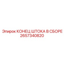 2657340820 КОНЕЦ ШТОКА В СБОРЕ Epiroc