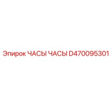 D470095301 ЧАСЫ Epiroc