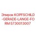 5730013007 KOPFSCHILD-GERADE-LANGE-FORM Epiroc