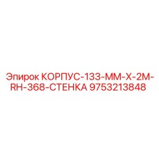 9753213848 КОРПУС-133-MM-X-2M-RH-368-СТЕНКА Epiroc