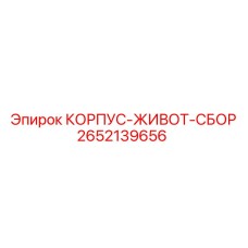 2652139656 КОРПУС-ЖИВОТ-СБОР Epiroc