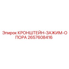 2657608416 Кронштейн зажим опора Эпирок