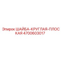 4700603017 ШАЙБА-КРУГЛАЯ-ПЛОСКАЯ Epiroc
