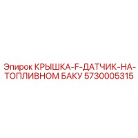 5730005315 КРЫШКА-F-ДАТЧИК-НА-ТОПЛИВНОМ БАКУ Epiroc
