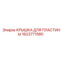 1623771580 КРЫШКА ДЛЯ ПЛАСТИНЫ Epiroc