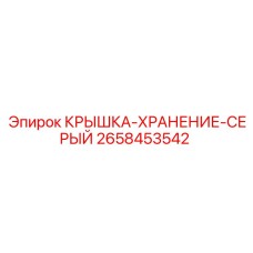 2658453542 КРЫШКА-ХРАНЕНИЕ-СЕРЫЙ Epiroc