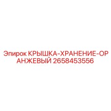 2658453556 КРЫШКА-ХРАНЕНИЕ-ОРАНЖЕВЫЙ Epiroc