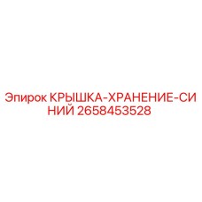 2658453528 КРЫШКА-ХРАНЕНИЕ-СИНИЙ Epiroc