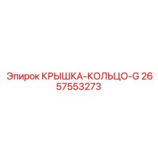 2657553273 КРЫШКА-КОЛЬЦО-G Epiroc