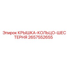 2657552655 КРЫШКА-КОЛЬЦО-ШЕСТЕРНЯ Epiroc