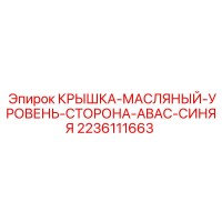 2236111663 КРЫШКА-МАСЛЯНЫЙ-УРОВЕНЬ-СТОРОНА-ABAC-СИНЯЯ Epiroc