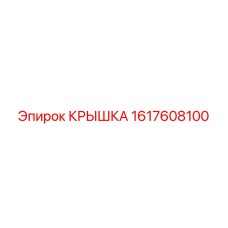 1617608100 КРЫШКА Epiroc