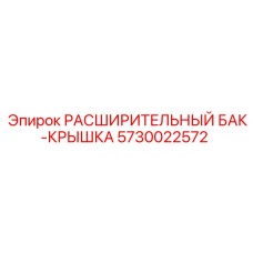 5730022572 РАСШИРИТЕЛЬНЫЙ БАК-КРЫШКА Epiroc