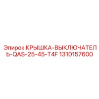 1310157600 КРЫШКА-ВЫКЛЮЧАТЕЛЬ-QAS-25-45-T4F Epiroc
