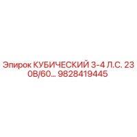 9828419445 КУБИЧЕСКИЙ 3-4 Л.С. 230В/60… Epiroc