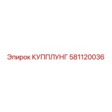 581120036 КУППЛУНГ Epiroc