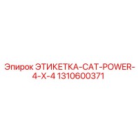 1310600371 ЭТИКЕТКА-CAT-POWER-4-X-4 Epiroc