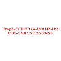 2202250428 ЭТИКЕТКА-МОГИЙ-H55X100-C40LC Epiroc