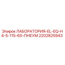 2202825943 ЛАБОРАТОРИЯ-EL-EQ-H4-5-115-60-ПНЕУМ Epiroc