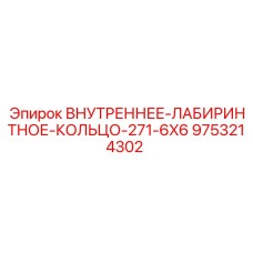 9753214302 ВНУТРЕННЕЕ-ЛАБИРИНТНОЕ-КОЛЬЦО-271-6X6 Epiroc