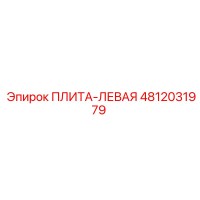 4812031979 ПЛИТА-ЛЕВАЯ Epiroc